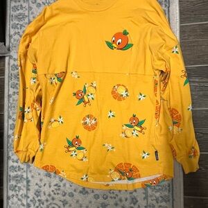 Disney Yellow Long Sleeve Top with Bird Graphic